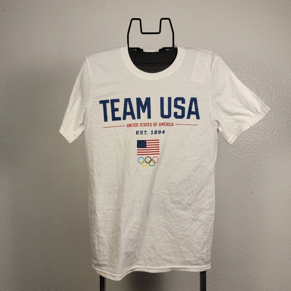 Fanatics White Short Sleeve Team USA‎ Tee Size S